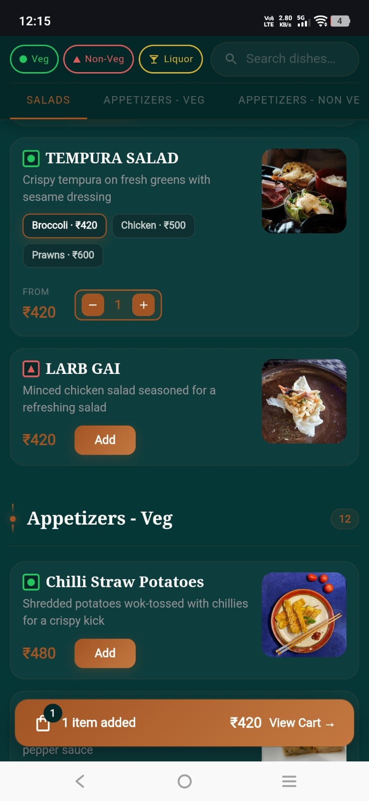 Pick a variant, add to cart