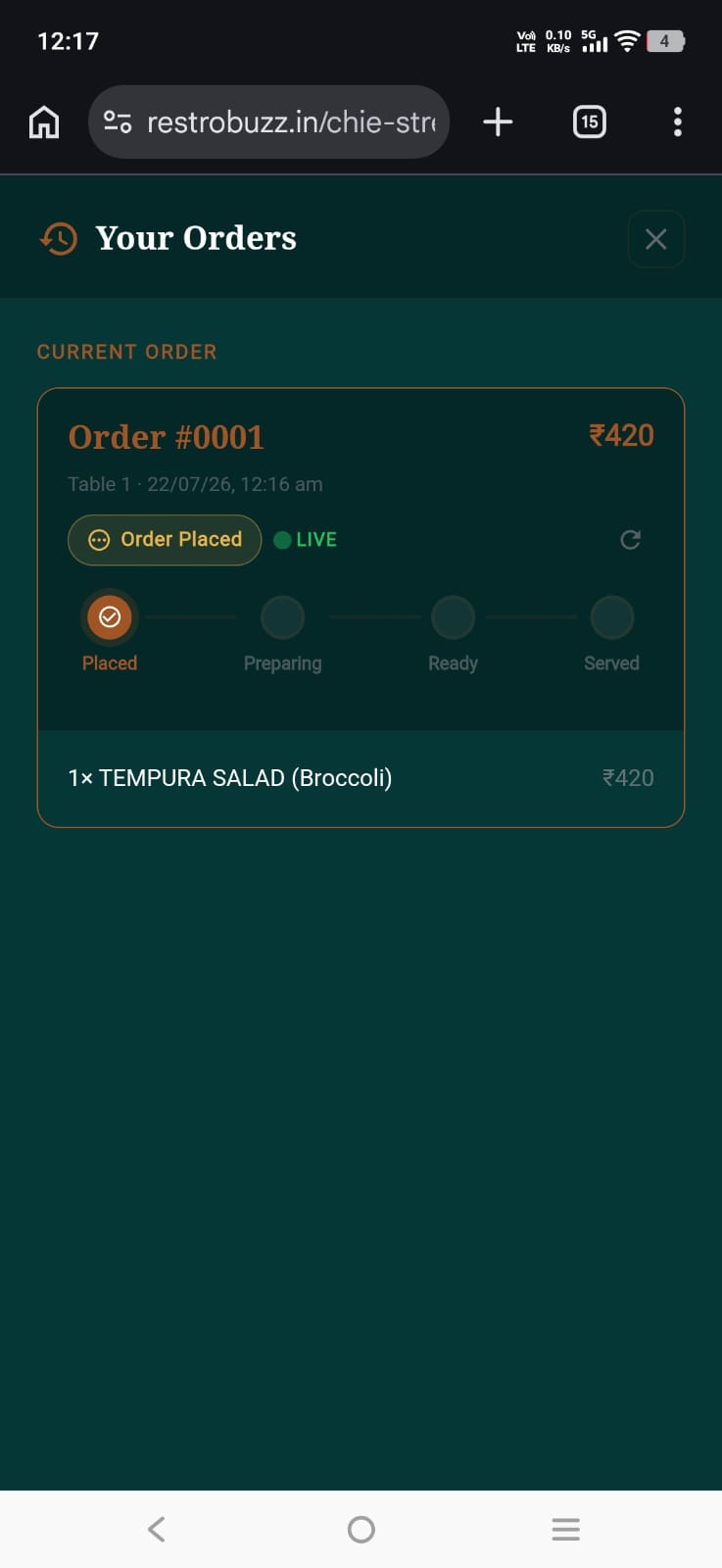 Track it, table-side